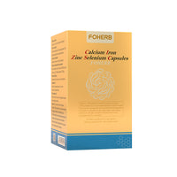Foherb capsule cu calciu, fier, zinc și seleniu - 120 de capsule