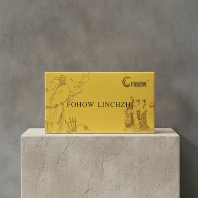 Fohow Linchzhi kapsulės – geltona pakuotė