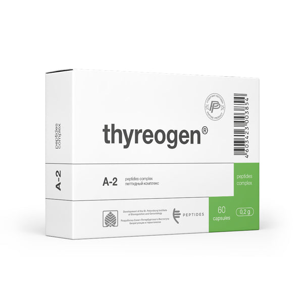 THYREOGEN  - 60 KAPSULIŲ - peptidinis bioreguliatorius